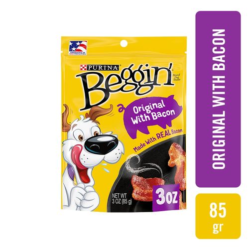 Snacks Purina Beggin Adulto Strips Bacon 85g (03oz)