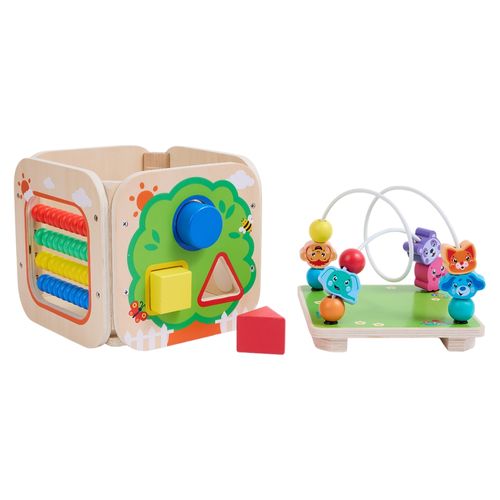Cubo Educativo De Madera