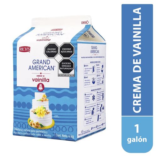 Materia Prima Crema De Vainilla Galon