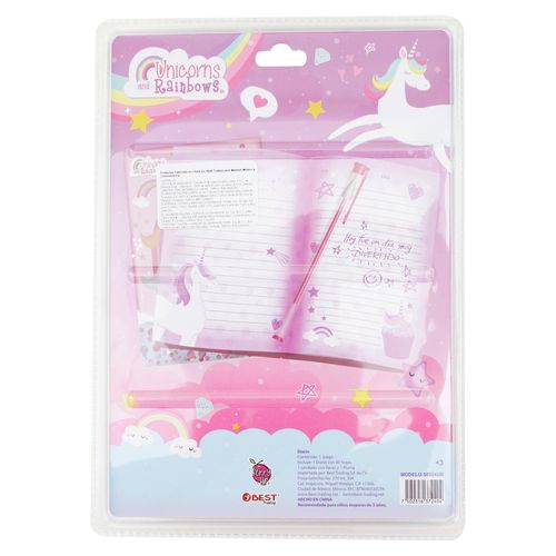 Diario De Estrellas Unicorns And Rainbow