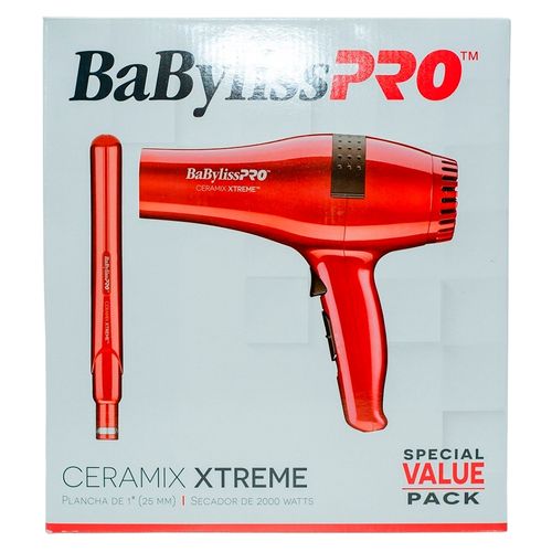 Combo Babyliss plancha y secadora