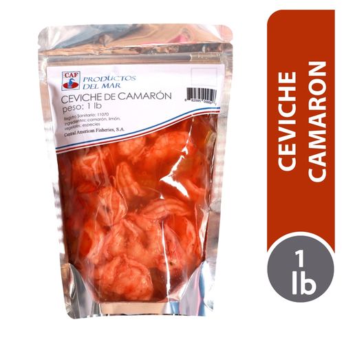 Ceviche Caf de camarón -1 lb