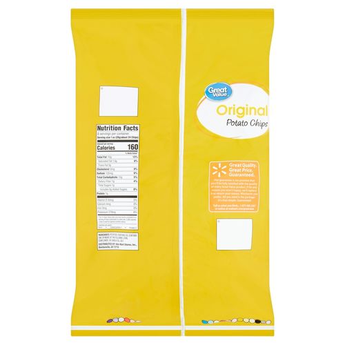 Snack Great Value Papa Original - 226 g