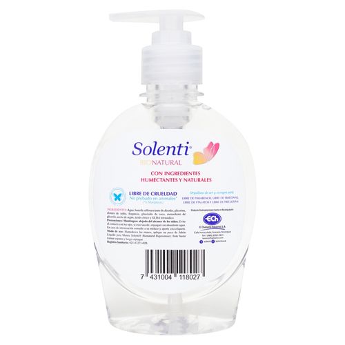 Jabón Liq Solenti bio natural rejuvenecer - 221 ml