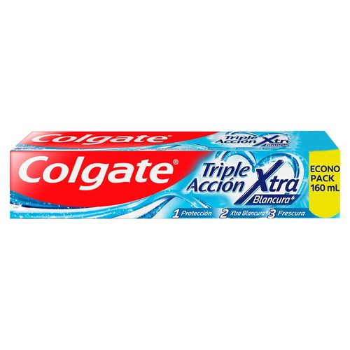 Pasta Dental Colgate Triple Acción Xtra Blancura 160 ml