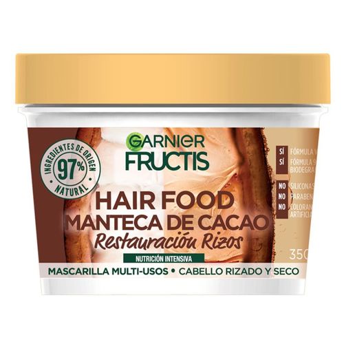 Acondicionador De Reparación De Rizos  Garnier Hair Food Manteca De Cacao - 300ml