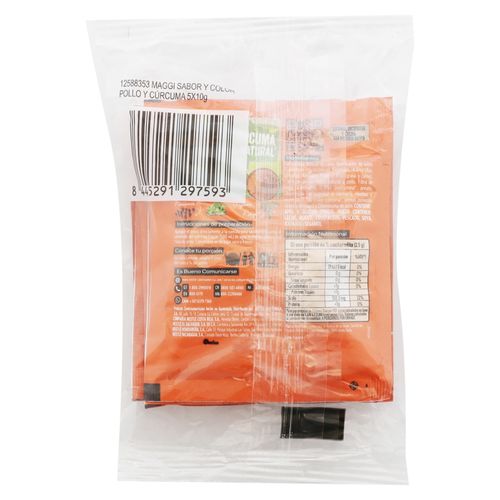 Pk Maggi Sabor Y Color Pollo Y Curcu 1ea