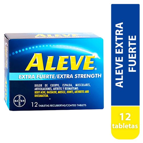 Aleve Extra Fuerte 220Mg X 12 Tabletas