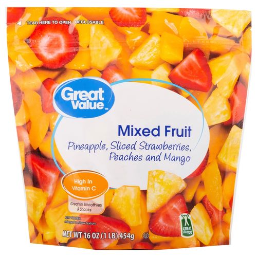 Fruta Mixta Great Value Tropical Congeladas - 454 g