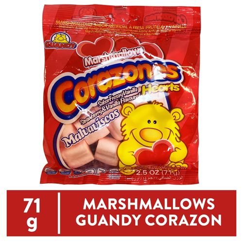 Marshmallows Guandy Corazón - 71 g