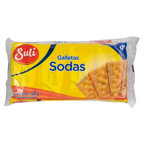 Galleta Suli Soda Bolsa 8 Uds - 192 g