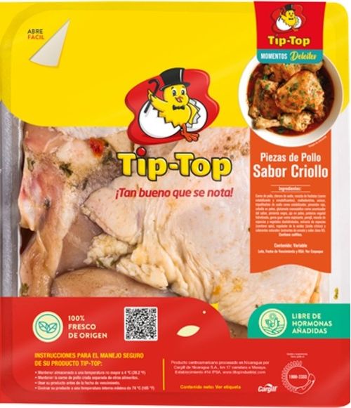Pollo Fresco Criollo Bandeja Tip Top - 2 lb