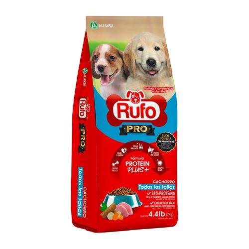Alimento seco Rufo pro para perro cachorro - 4400 g