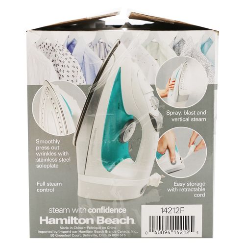 Hamilton Beach Plancha Ropa Vapo Antiadh