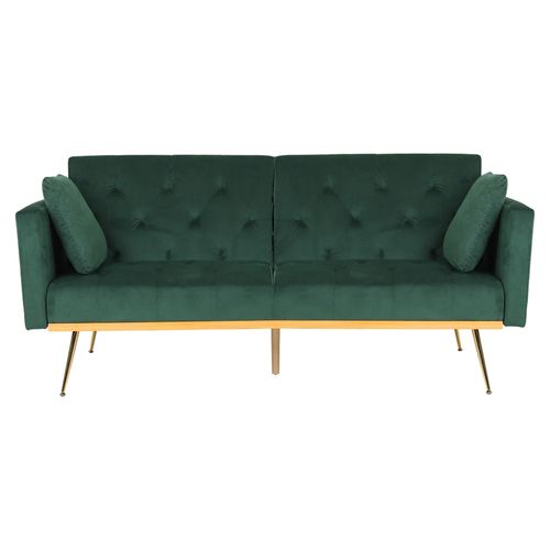 Sofa cama Mainstays deluxe base dorada