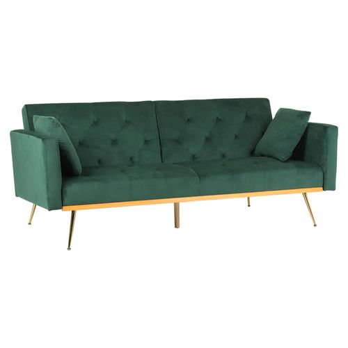Sofa cama Mainstays deluxe base dorada