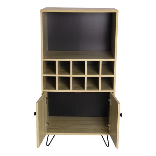 Bar Mainstays de madera con puertas