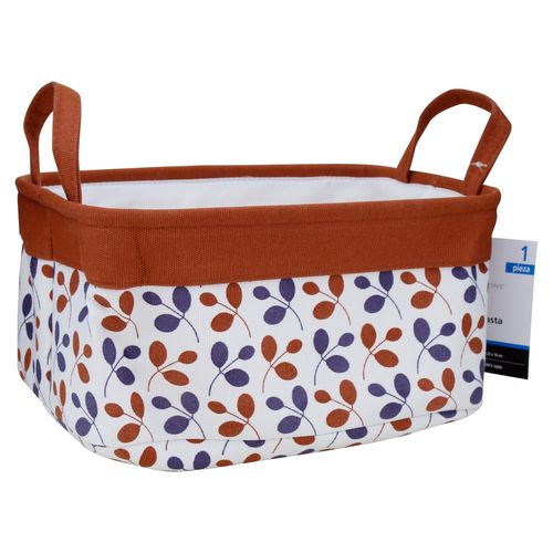 Cesto Rectangular Tela 38x28x24cm