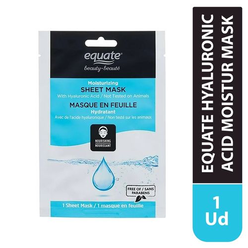 Equate Hyaluronic Acid Moistur Mask 1ea