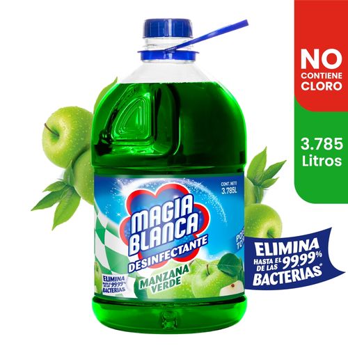 Desinfectante Magia Blanca Manzana Verde  - Galón