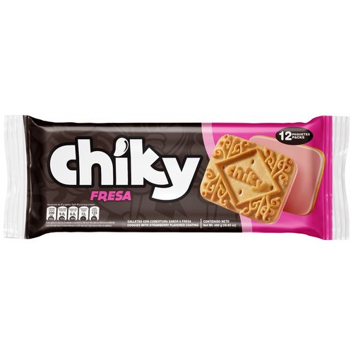 Galleta Pozuelo Chiky Fresa - 480 g