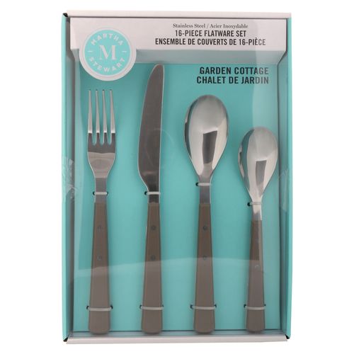 Set 16 Piezas De Cubiertos Martha Stewar