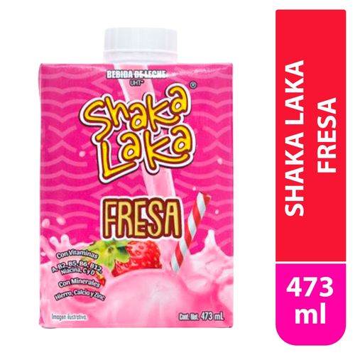 Leche Sabor Fresa 473 Ml Shakalaka