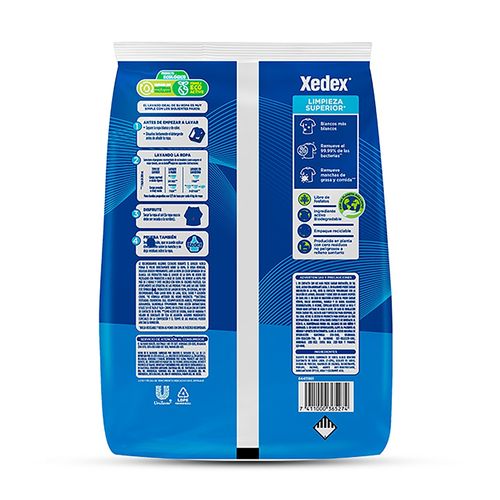 Detergente en polvo Xedex Poder Extremo Multiacción - 4.5kg