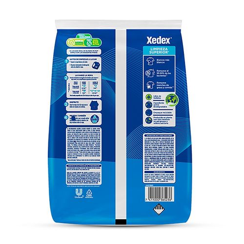 Detergente en polvo Xedex Poder Extremo Multiacción - 400 g