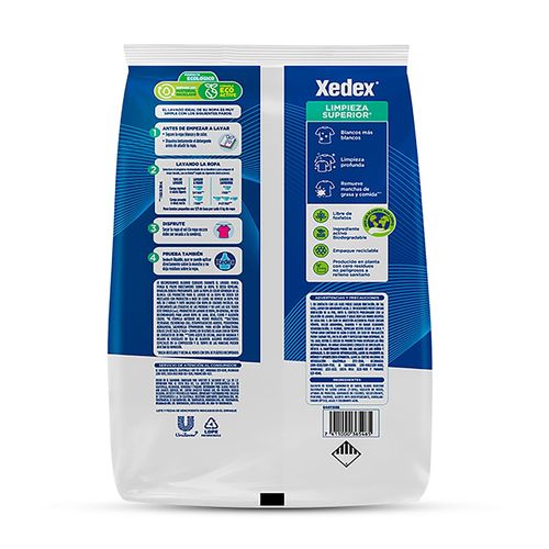 Detergente en polvo Xedex Poder Extremo Progress - 4.5 kg