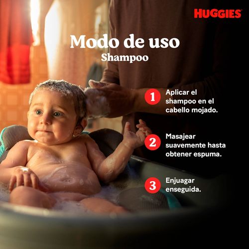 Shampoo Huggies Extra Suave No Produce Lágrimas - 200ml