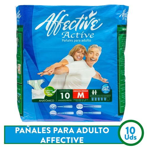 Panal Para Adulto Affective Protect Mediano -10 Unidades