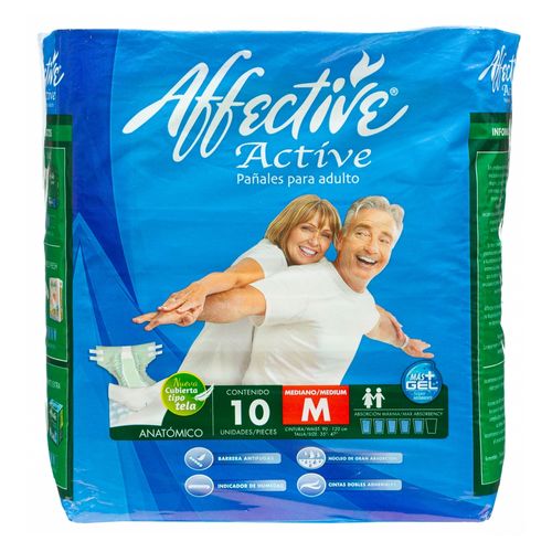 Panal Para Adulto Affective Protect Mediano -10 Unidades