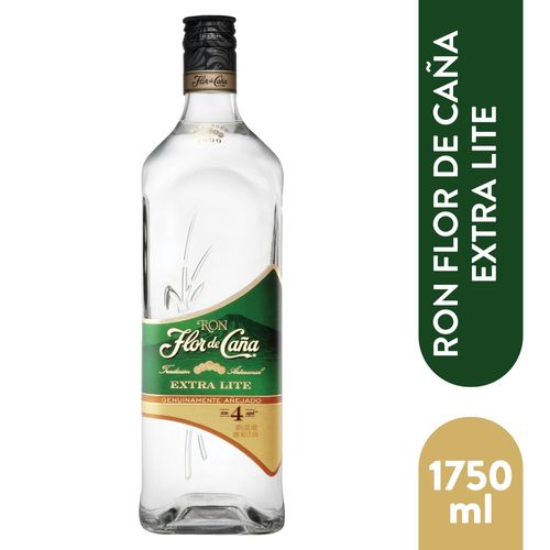 Ron Flor De Caña Extra Lite De 4 Años- 1750ml