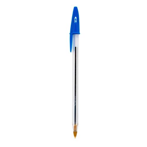Bolígrafo Bic precisión escritura fina color azul caja - 12 Uds