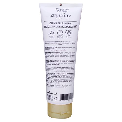 Crema corporal Aquarius perfumada manzana - 250 ml