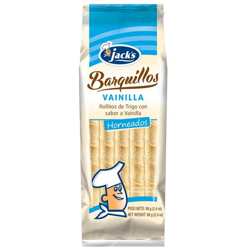 Barquillos Jack's sabor vainilla - 68 g