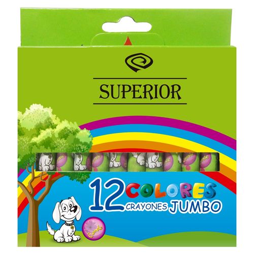 Crayones Superior tamaño jumbo - 12 Uds