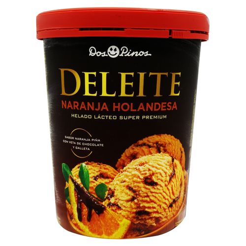Helado Dos Pinos Deleite Naranja - 565 g