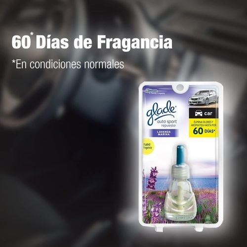 Repuesto Glade autosport aroma lavanda - 7 ml