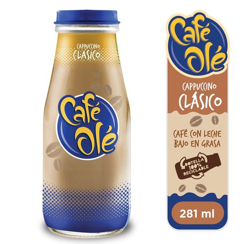 Bebida Cafe Ole Frio Clasico Capuccino - 281ml