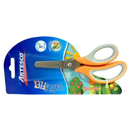 Tijera Artesco escolar la naranjita super flex - 5 pulgadas