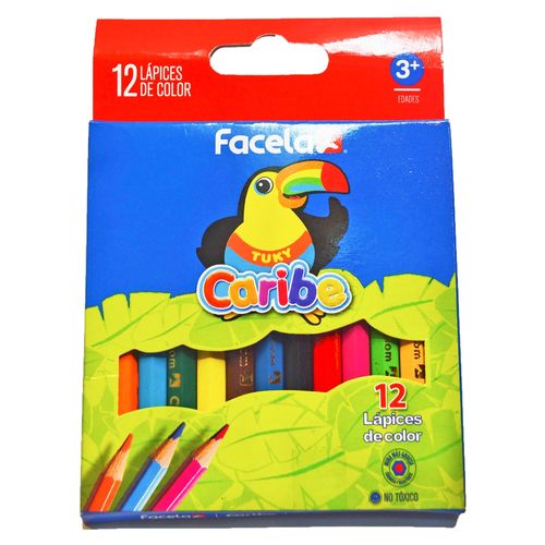 Lápices de color Facela caribe - 12 Uds