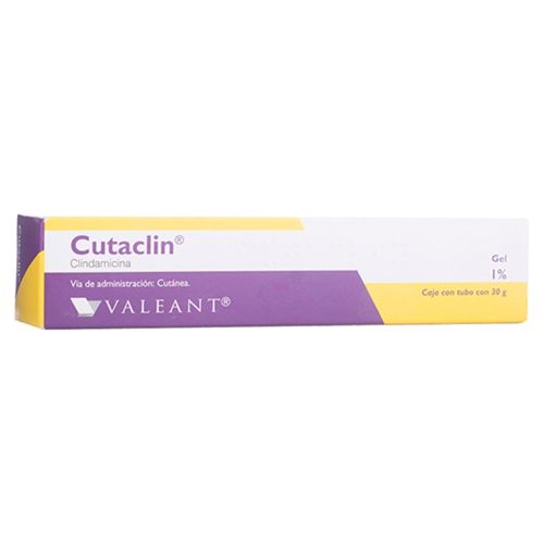 Gel Cutaclin Valeant Clindamicina Uso Tópico - 30 g
