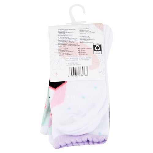 3Pk Calcetas Ninas Casual Ankle
