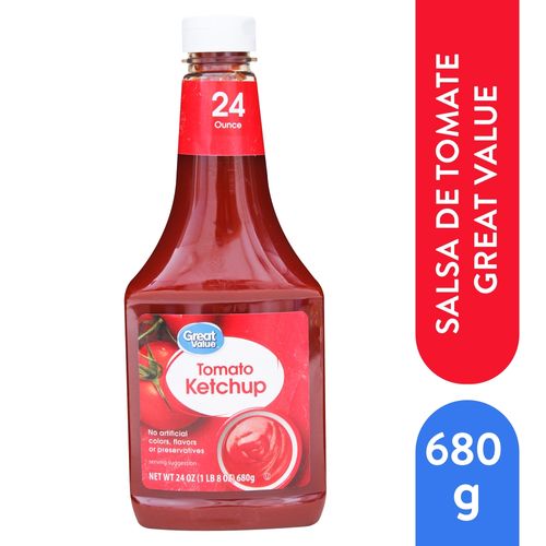 Salsa Great Value tomate ketchup - 680 g