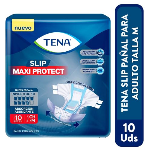 Pañales Para Adulto Tena Slip Maxi Protect Talla: CH/M - 10Uds