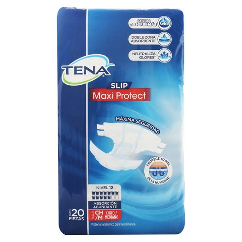 Pañales Para Adulto Tena Slip Maxi Protect Talla: CH/M - 20Uds