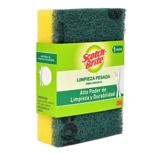Esponja Scotch Brite Doble Uso Cuadrada - 1Ud