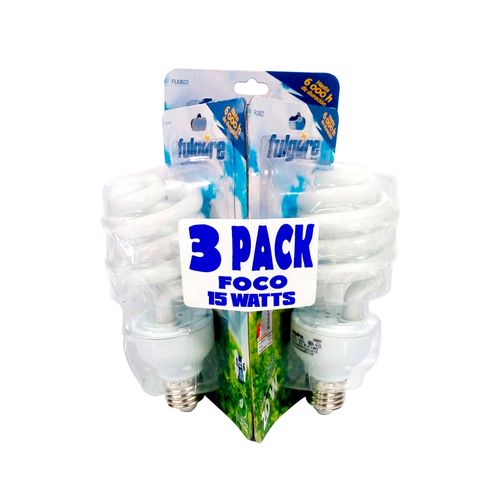 3Pack Bombillos Ahorradores 20W